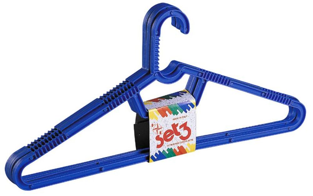 Levně heidrun RAMÍNKO NA ŠATY A KALHOTY PLAST, 3KS, 43X19,5CM