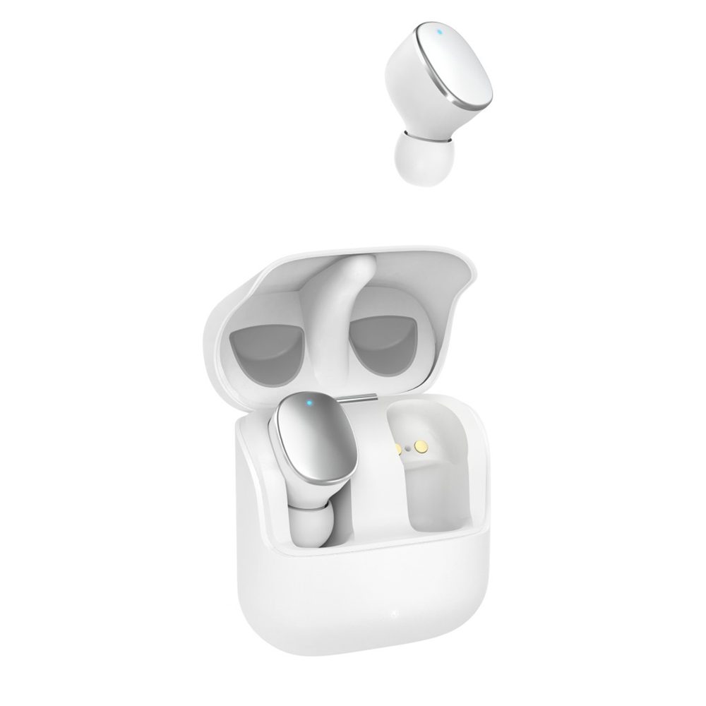 Levně Hama Bluetooth sluchátka Spirit Pure, špunty, nabíjecí pouzdro, bílá