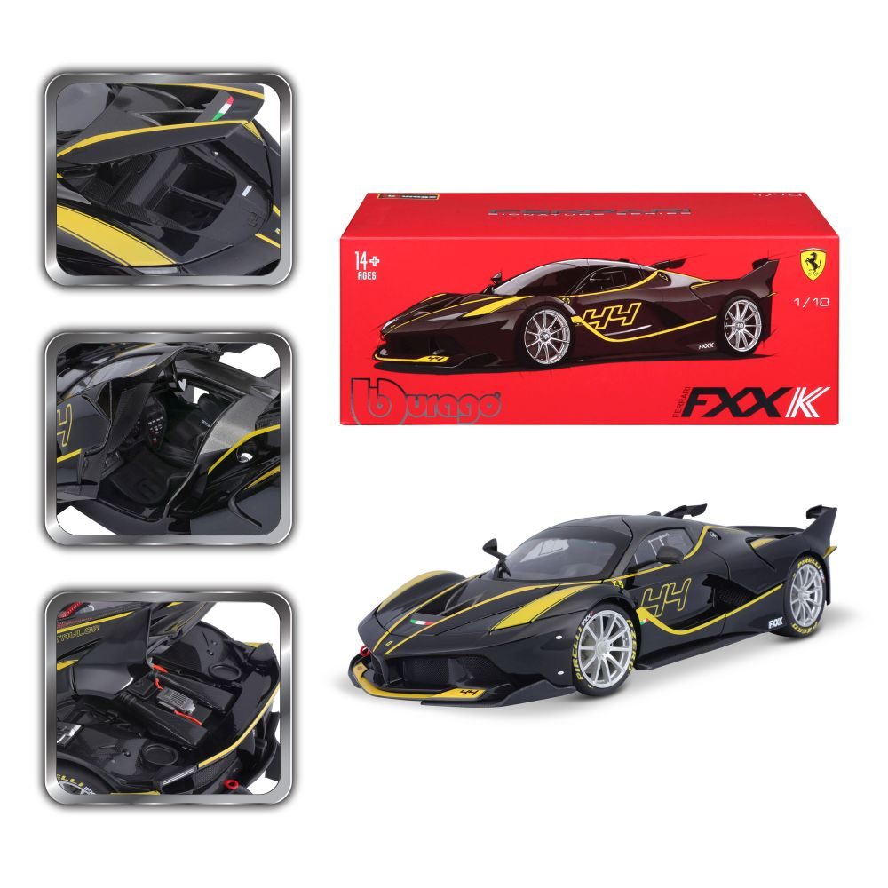 Levně Bburago 1:18 Ferrari Signature series FXX K Black