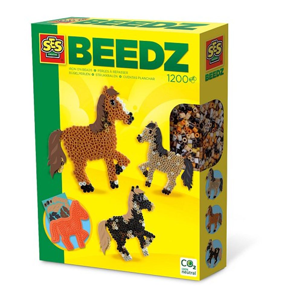 Levně SES Zažehlovací korálky - koně, 1200 ks