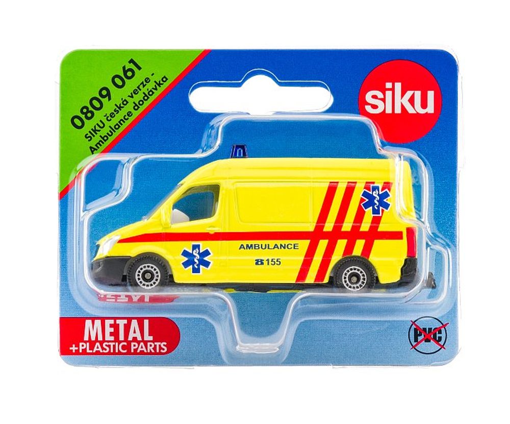 Levně SIKU česká verze - ambulance dodávka