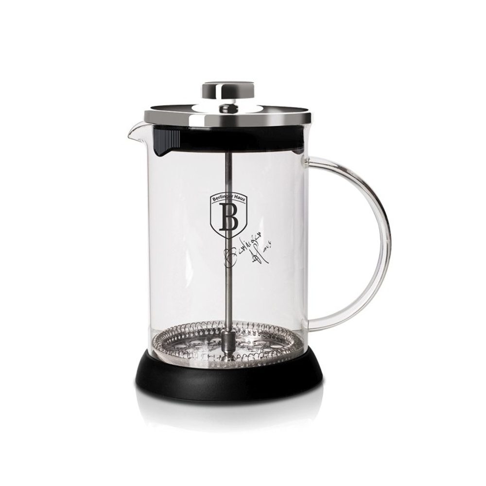 Levně BERLINGERHAUS Konvička na čaj a kávu french press 800 ml nerez BH-6303