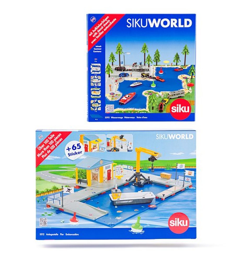 Levně SIKU World - nakládací přístav s molem a vodní plochou