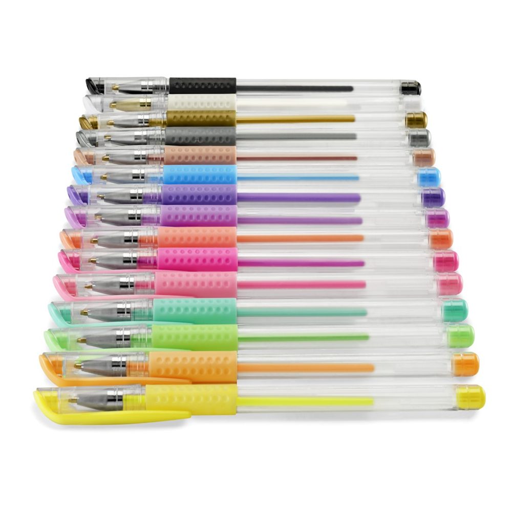 Levně Hama gelové kuličkové pero Pastel and Classic - set 15 pastelových barev