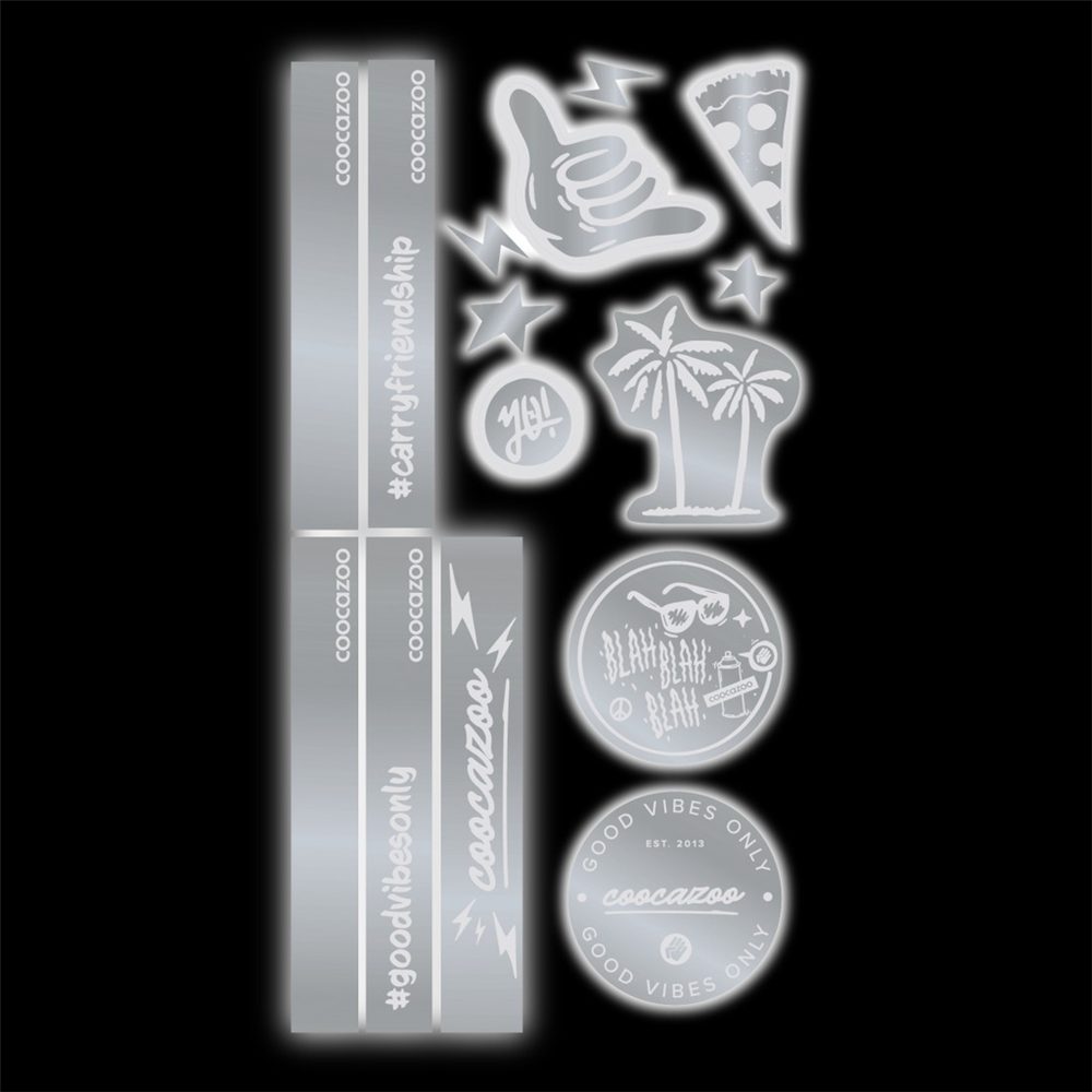 Reflexní samolepky StickyRicky coocazoo, Silver (obrázek 2)
