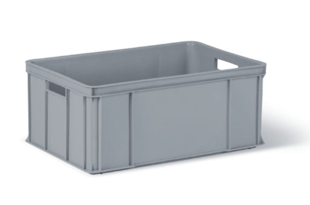 přepravka 60x40x25,0cm, HDPE, ORIG. 30kg, šedá