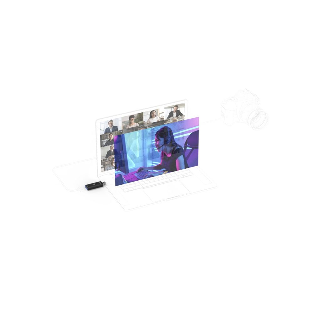 uRage Stream Link 4K, USB video karta s HDMI vstupem, černý (obrázek 4)