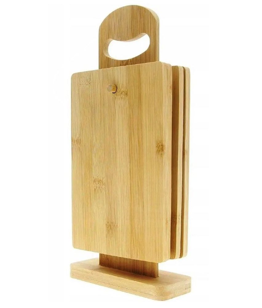 Levně HIT Prkénko krájecí ve stojanu sada 5 ks HT-24501082