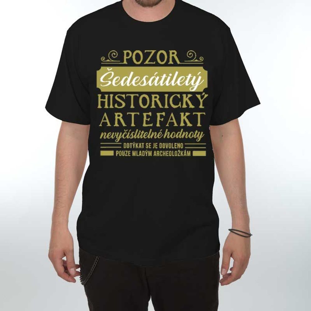 Levně Tričko - Pozor Artefakt 60 - XXL červená