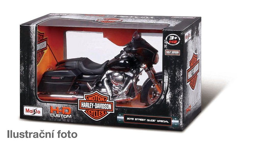 Levně Maisto M. Motorcycles, 2017 Road King Special, window box, 1:12