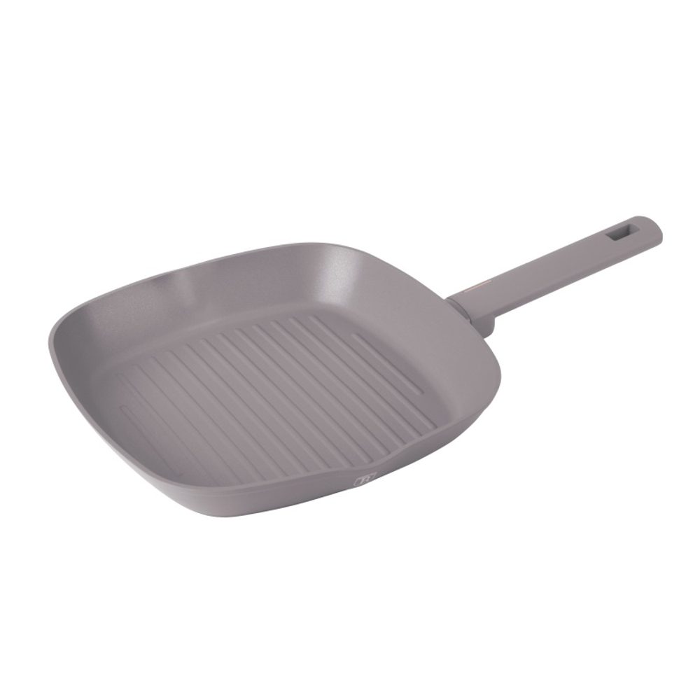 Levně BERLINGERHAUS Pánev grilovací s titanovým povrchem 28 cm Taupe Collection BH-8096