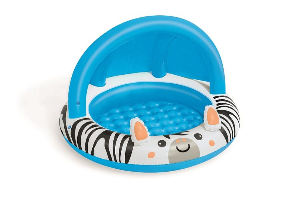 Levně Bestway Nafukovací bazének se stříškou zebra, 97x66 cm