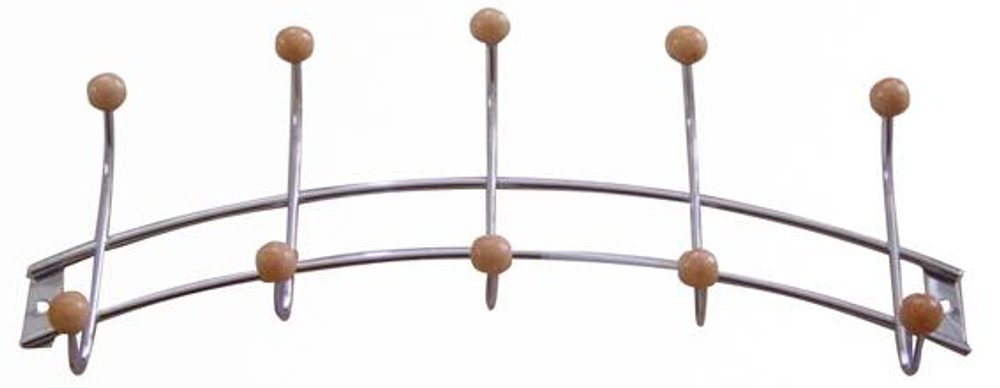 Levně TORO věšák 5 háčků 11,5 x 34,5 cm