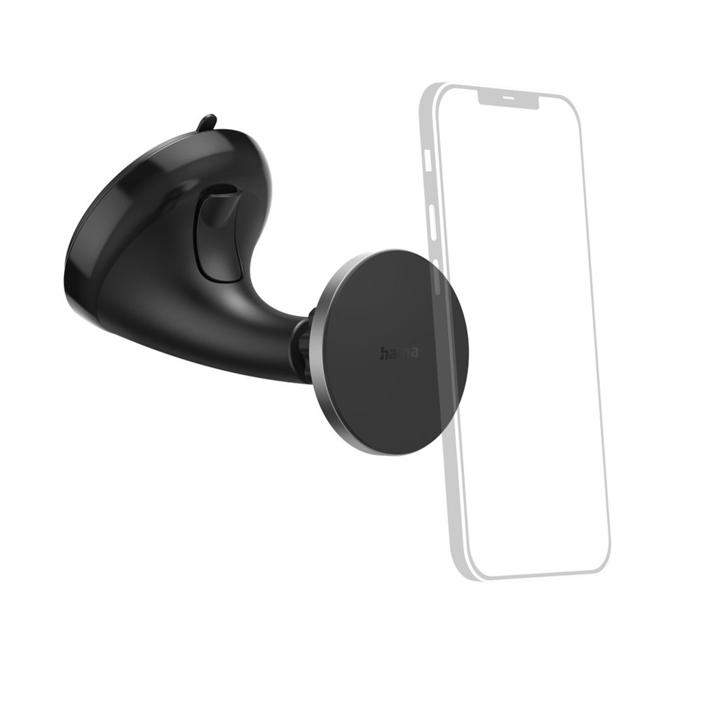 Levně Hama MagLock, magnetický držák pro iPhone, přísavka na čelní sklo vozidla, kompatibilní s MagSafe