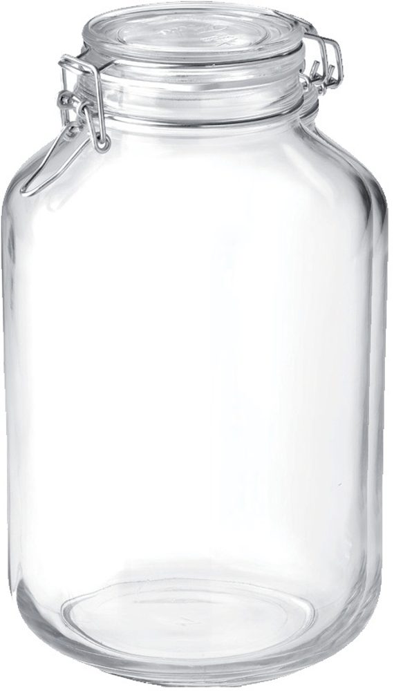 Levně dóza 4,00l FIDO-Bormioli, d16,0x28cm, patentní sklo