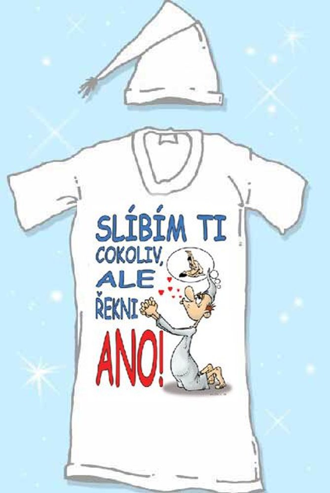Noční košile - Slíbím Ti cokoliv ale... - 3XL