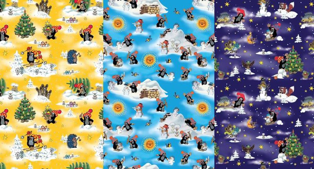 Levně NEKUPTO PAPÍR BALÍCÍ KRTEK MIX 0,7X2M