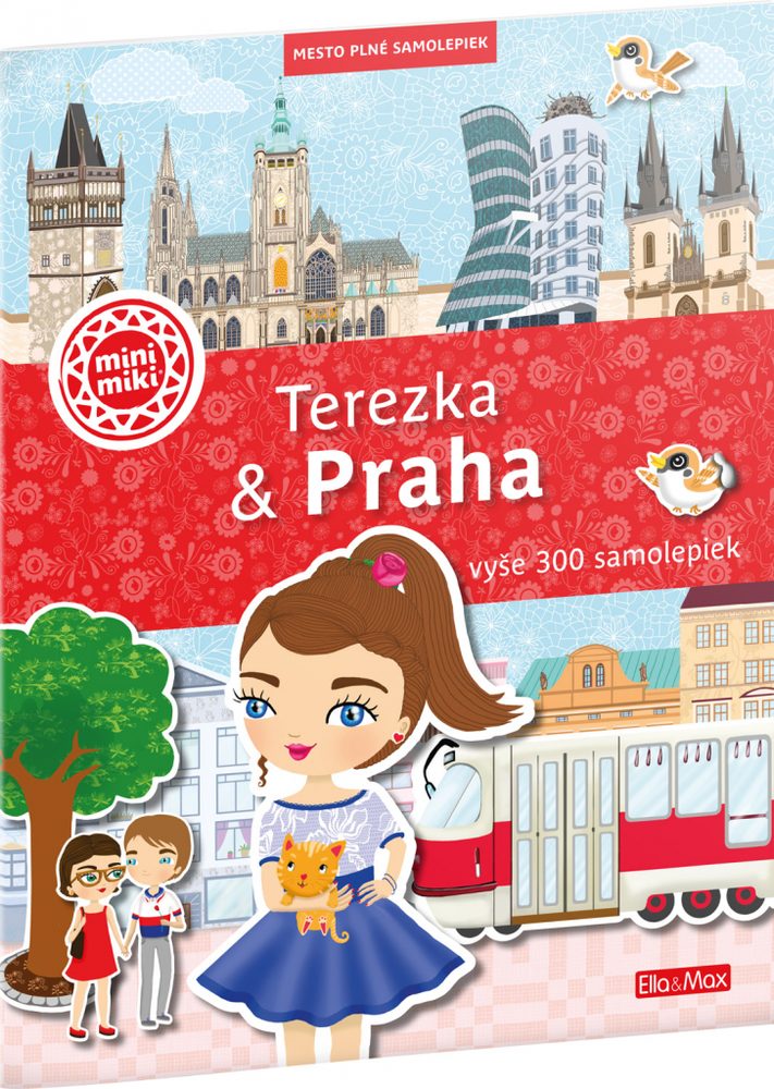 Levně TEREZKA & PRAHA – Mesto plné samolepiek