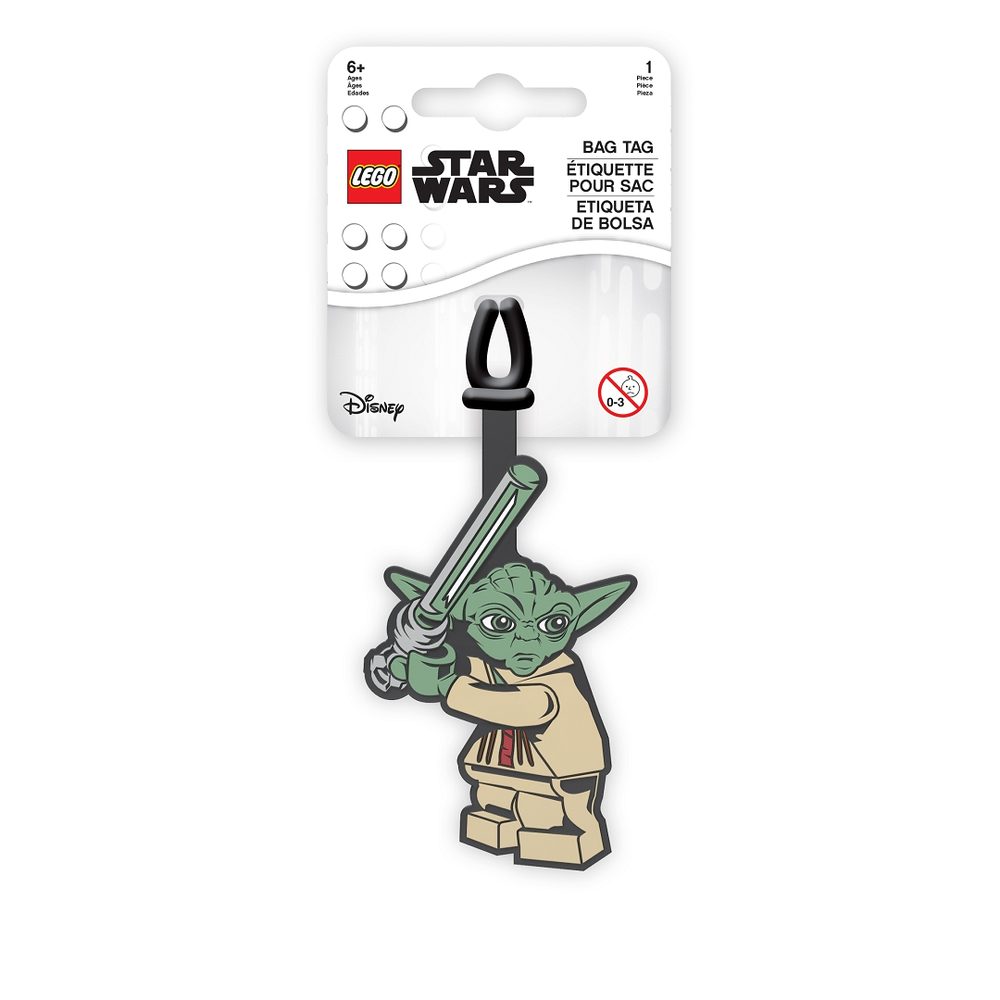 Levně LEGO Star Wars Jmenovka na zavazadlo - Yoda