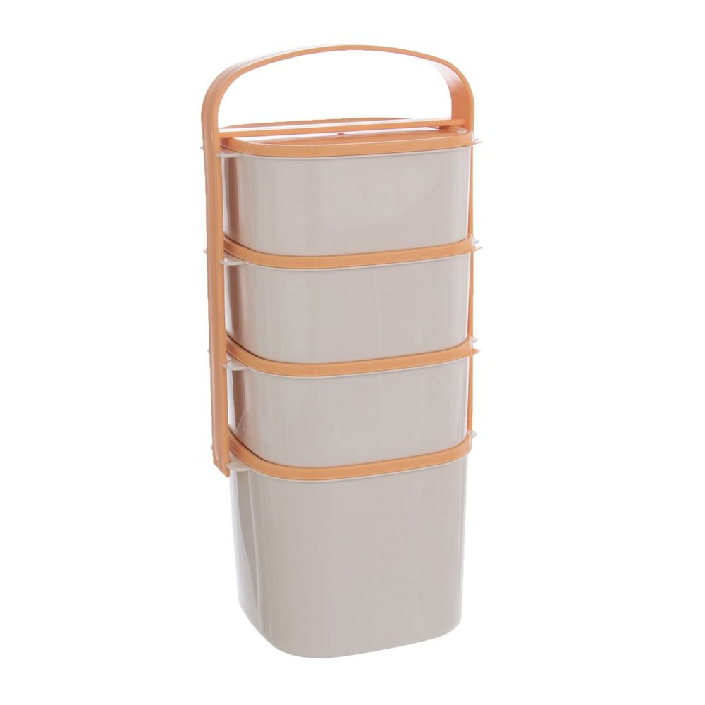 Levně Jídlonosič 1x2 l a 3x1,15 l s víčky