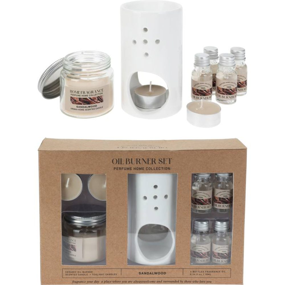 Levně HOMESTYLING Sada aroma lampa s příslušenstvím 8 ks KO-CC5056770