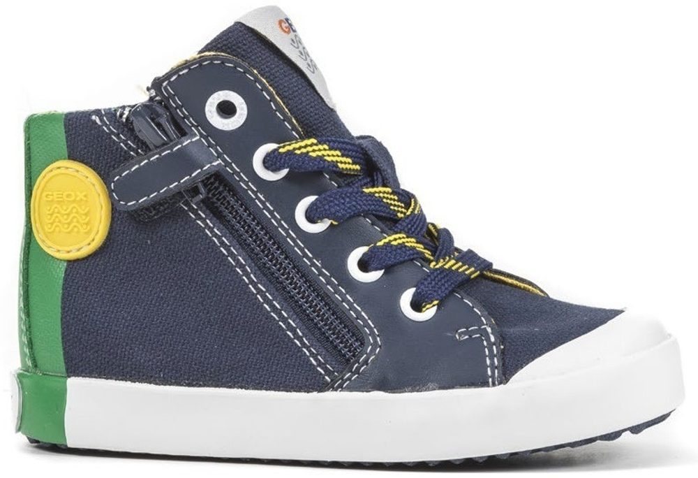 Tenisky GEOX B KILWI BOY NAVY/GREEN - 23