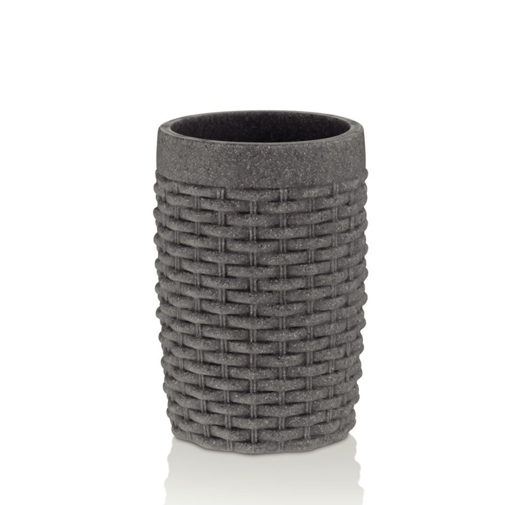 Levně KELA Pohár ALEXIA poly šedá H 10,5cm / Ř 7cm KL-24140