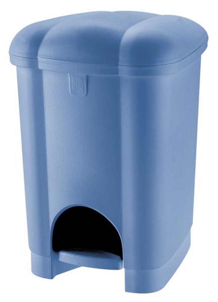 Levně TONTARELLI KOŠ NA ODPADKY CAROLINA 16L, 27,5X30,2X41,5CM, AZUROVÁ