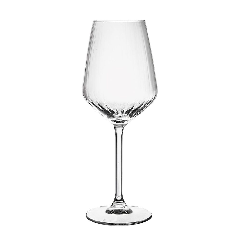 Levně Sklenice na víno Carre Optics 0,385 l 6 ks