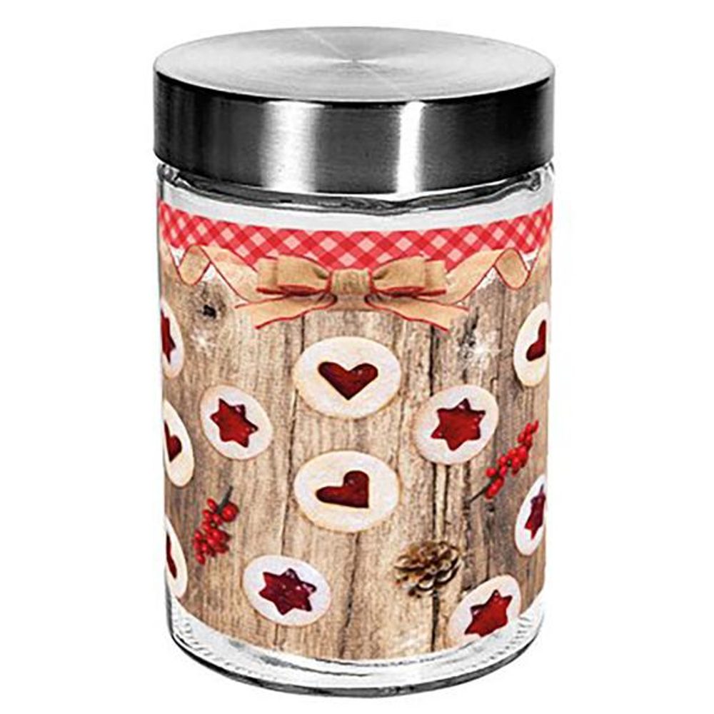 Levně TORO DÓZA NA CUKROVÍ SKLO 1,1L, 11,6X17,5CM LINECKÉ