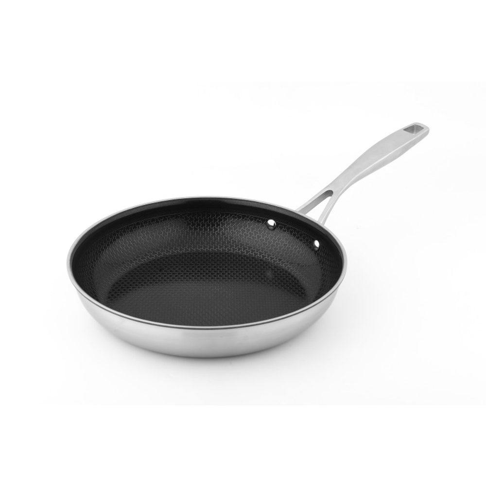 Levně CS SOLINGEN Pánev nerezová s nepřilnavým povrchem Triply DuraMax 28 cm CS-097288