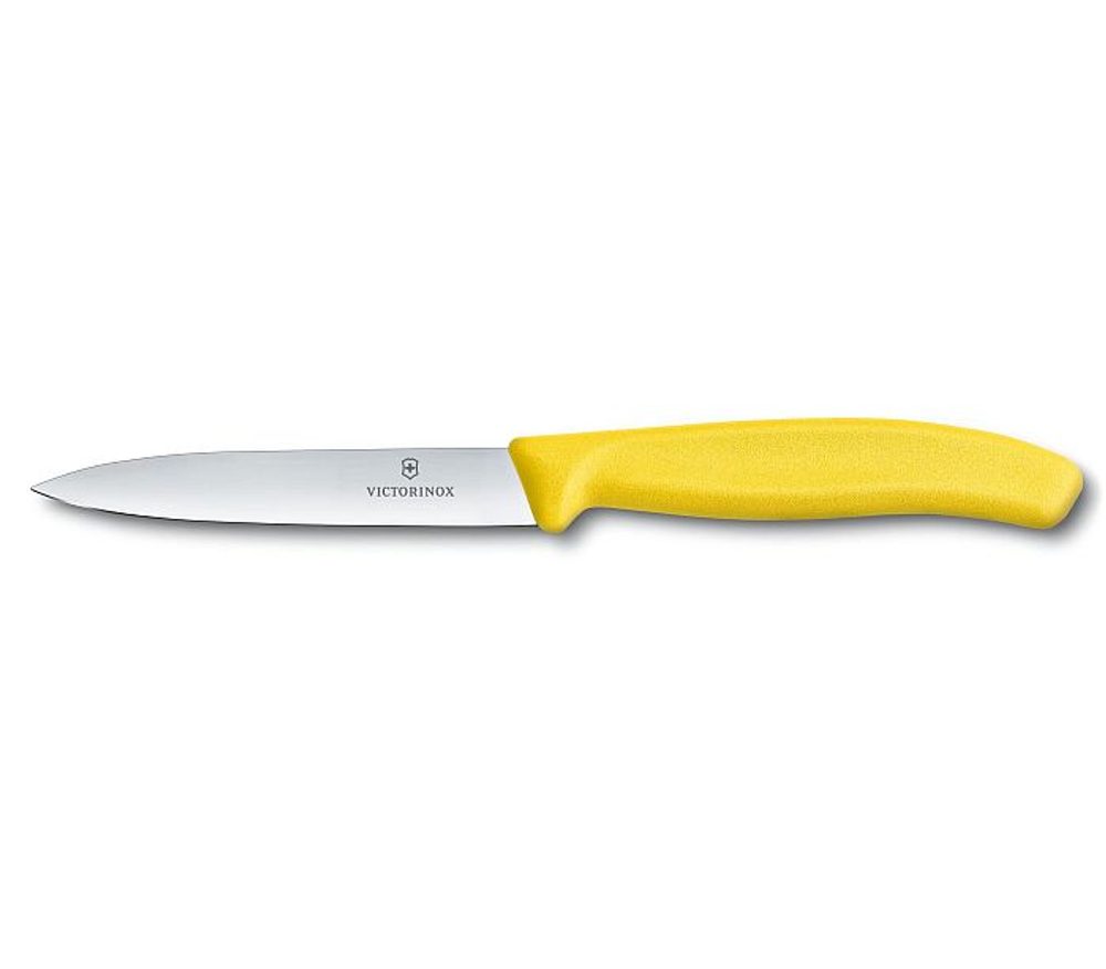 Levně nůž 10cm kuch. HLADKÝ ŽLUTÝ, VICTORINOX