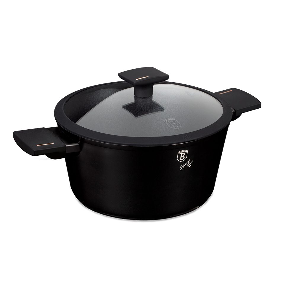 Levně BERLINGERHAUS Kastrol s poklicí s titanovým povrchem 20 cm Monaco Collection BH-7086