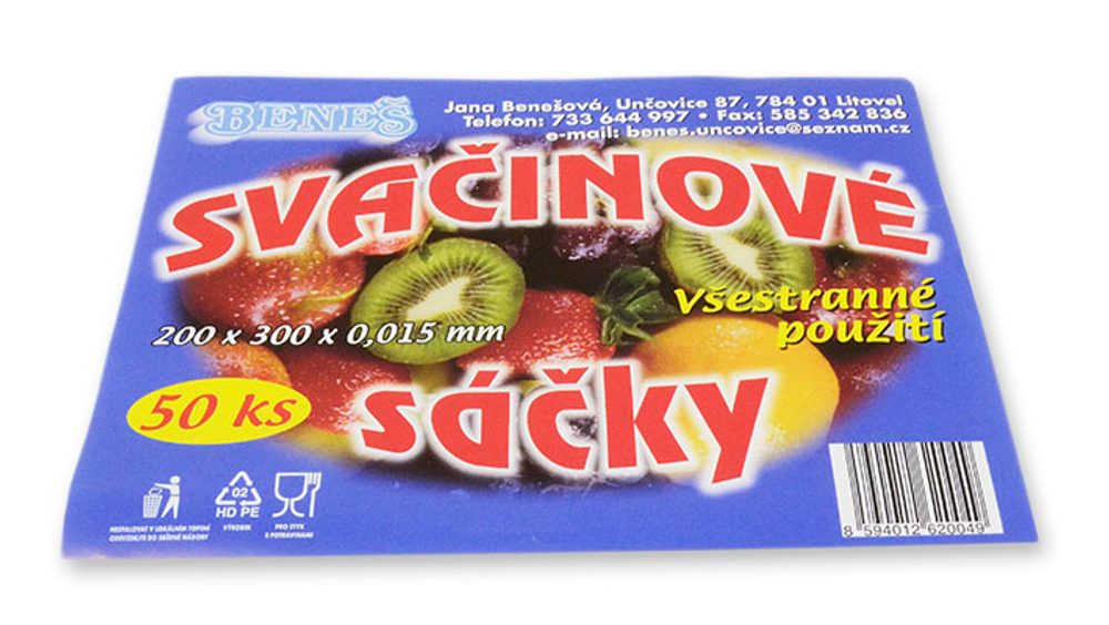 Levně sáčky 20x30cm- 50ks-svačinové