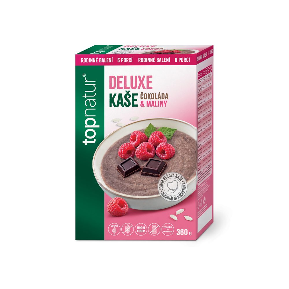 TOPNATUR DELUXE kaše čoko-malina 360 g