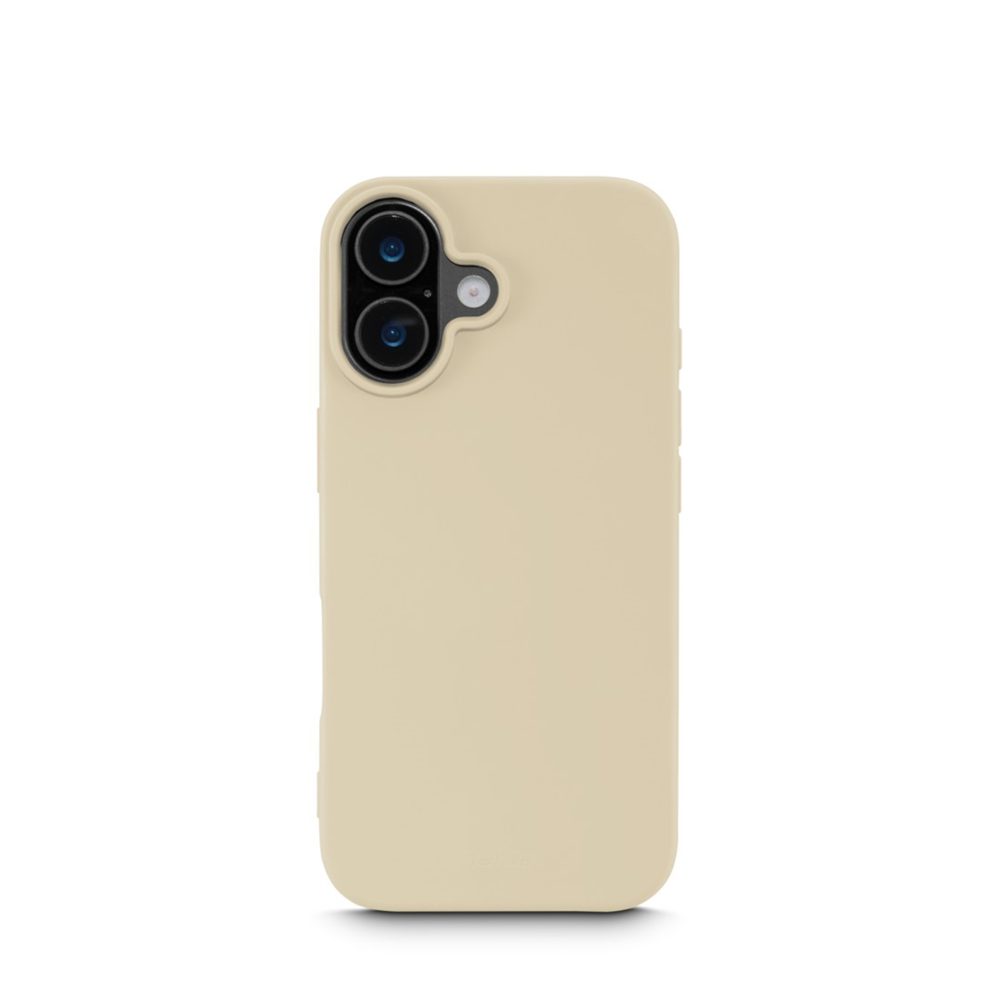 Levně Hama Fantastic Feel, kryt pro Apple iPhone 17, hebký povrch, béžový