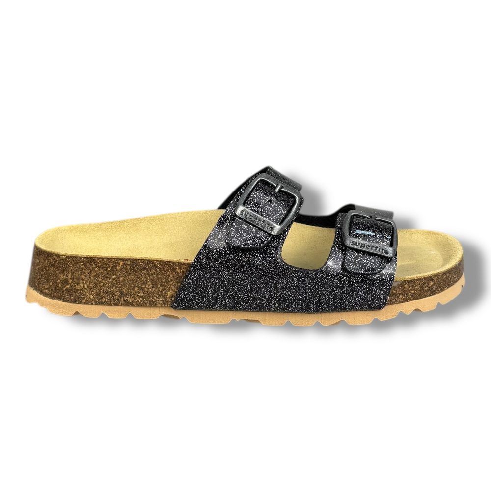 Levně Superfit dívčí pantofle třpytivé 0-800111-0100 – do školy - 32