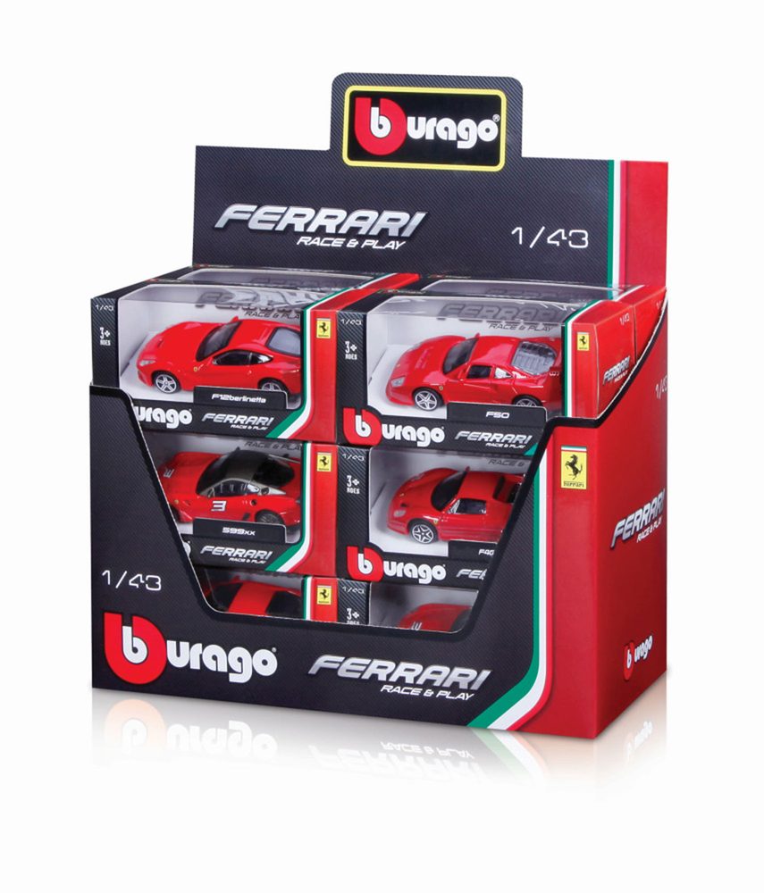 Levně Bburago 1:43 FERRARI ASSORT