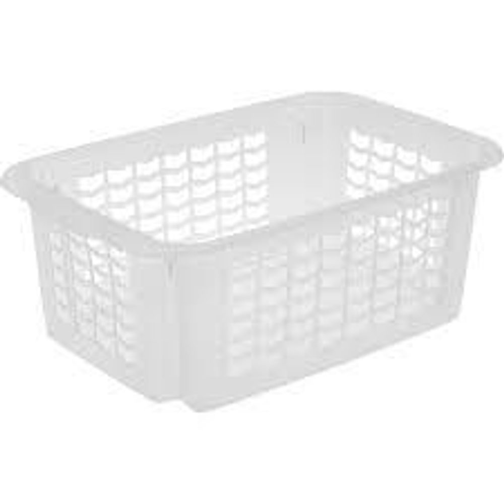 Levně košík FRITZ, 40x25x15cm, stohov., transp.plast