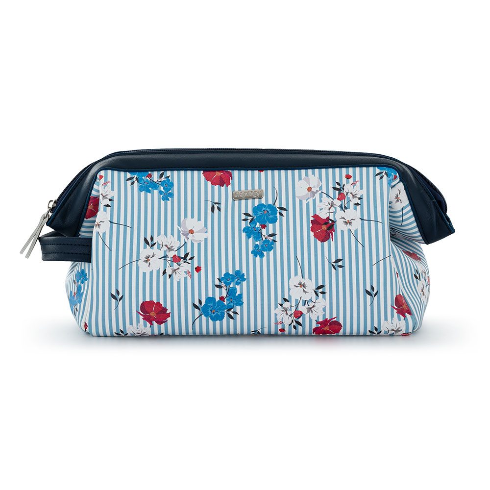 Levně Karton P+P Kosmetická taška HOLIDAY Navy Flowers 9-31321