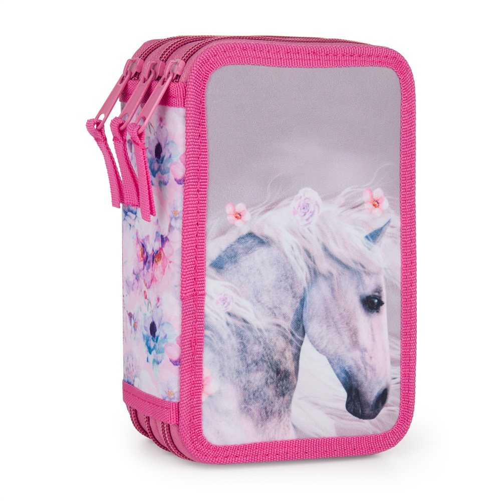 Levně Karton P+P Penál 3 p. prázdný kůň romantic