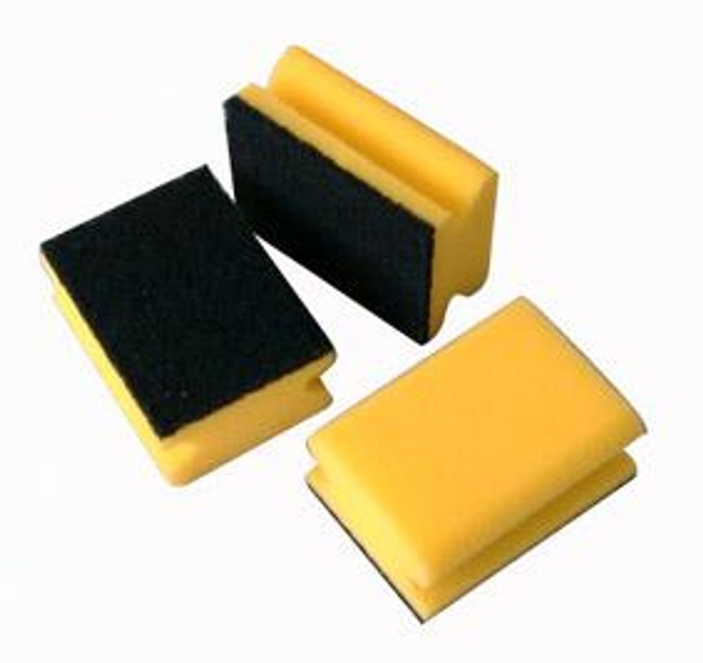 Levně TORO hubka na nádobí tvarovaná, 3 ks, 6,5 x 9,5 x 4 cm