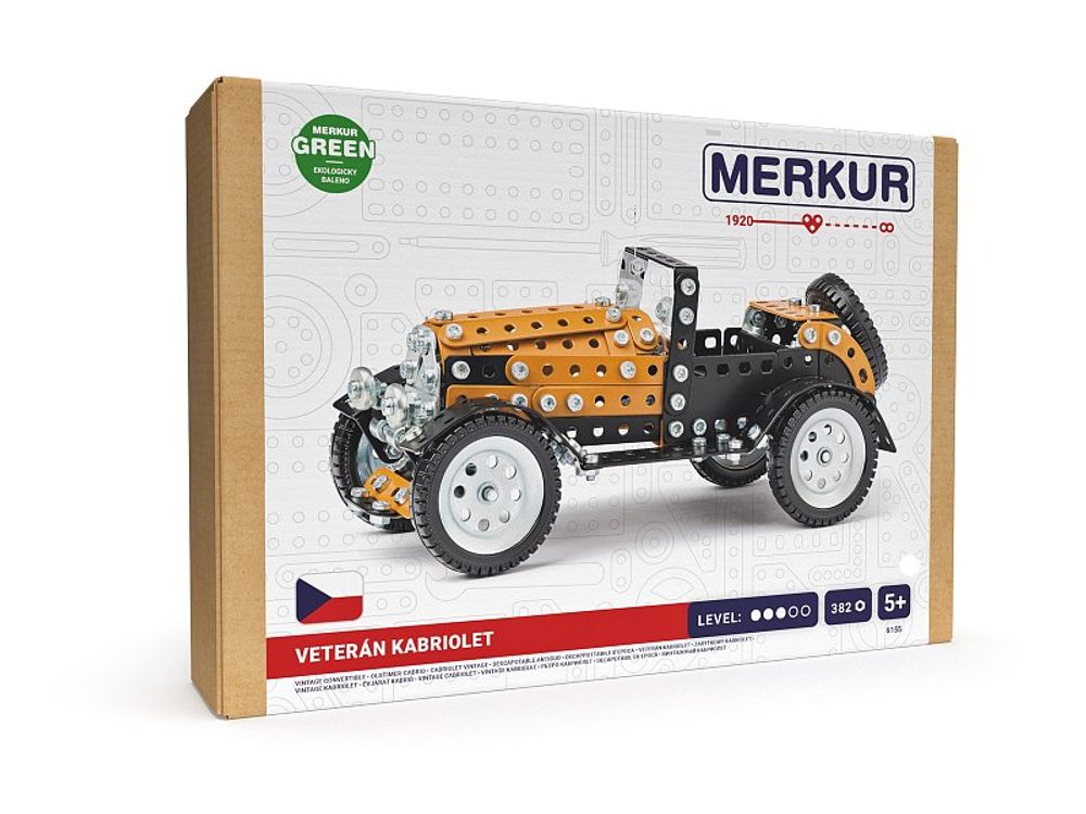 Levně MERKUR - Stavebnice Merkur - Veterán Aero, 381 dílků