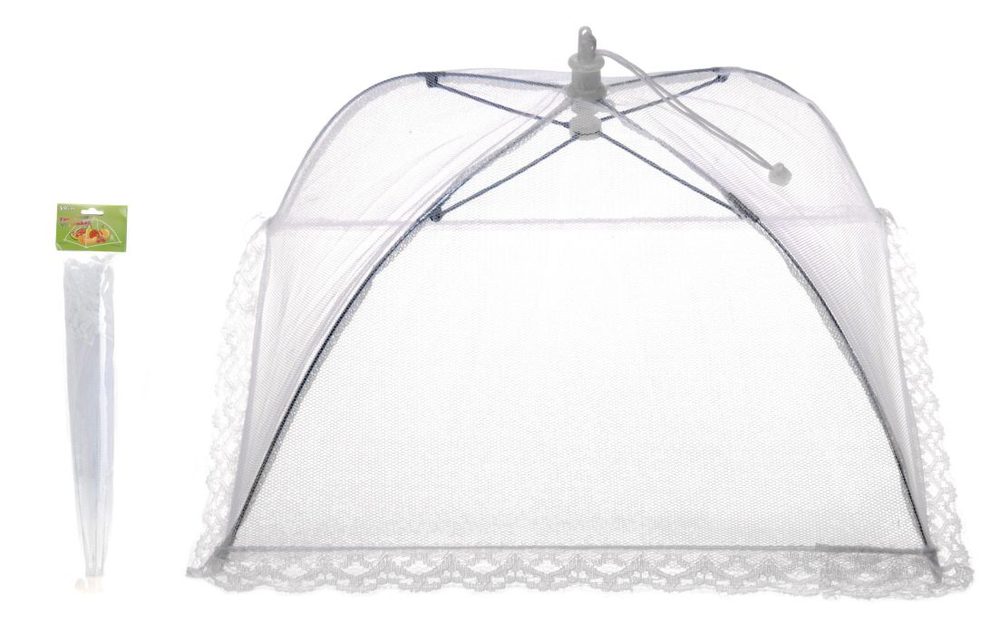Levně kryt 30x30cm DEŠTNÍK bílý, textil