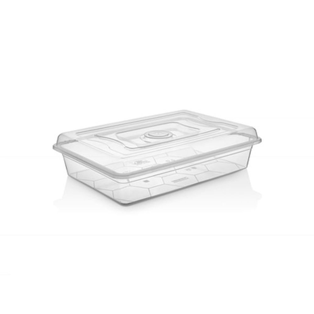 Levně box 9,2l MULTI 48x35,5x12cm, víko, transp.plast