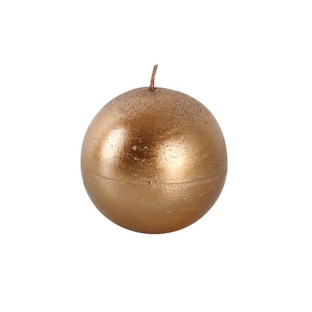 Levně TORO SVÍČKA KOULE, PRŮMĚR 8CM, MĚDĚNÁ