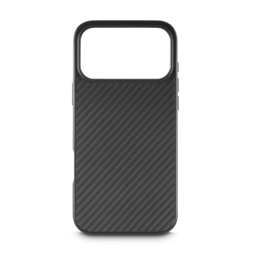 Levně Black Rock Robust Carbon, kryt pro Apple iPhone 17 Pro, magnetický, karbonový vzhled, černý