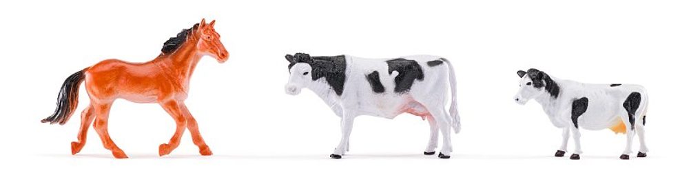 Levně FAUNICA Zvířátka Farma - sada figurek v MEGA tubě