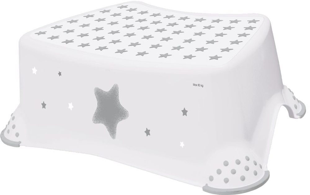 Levně taburetka 40x28,v.14cm,TOMEK kosm.bílá, plast