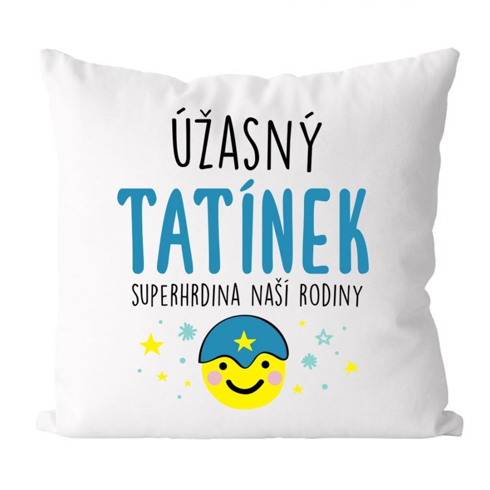 Levně Polštářek - úžasný tatínek
